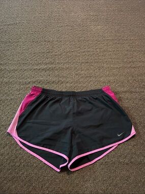 Nike Women’s Black Shorts with Pink Trim